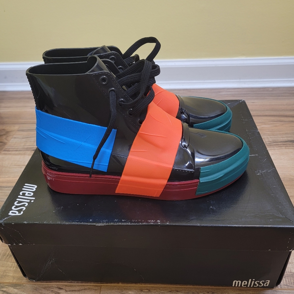 MELISSA CREW sneakers, size US 8 - Picture 1 of 12